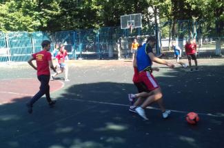 В Карасунском округе стартовали соревнования по мини-футболу.